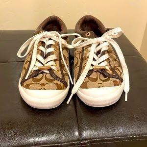 Tan Coach Sneakers